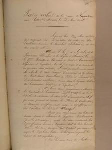 Акт передачи города российским властям от 30 мая 1856 года (на французском языке)